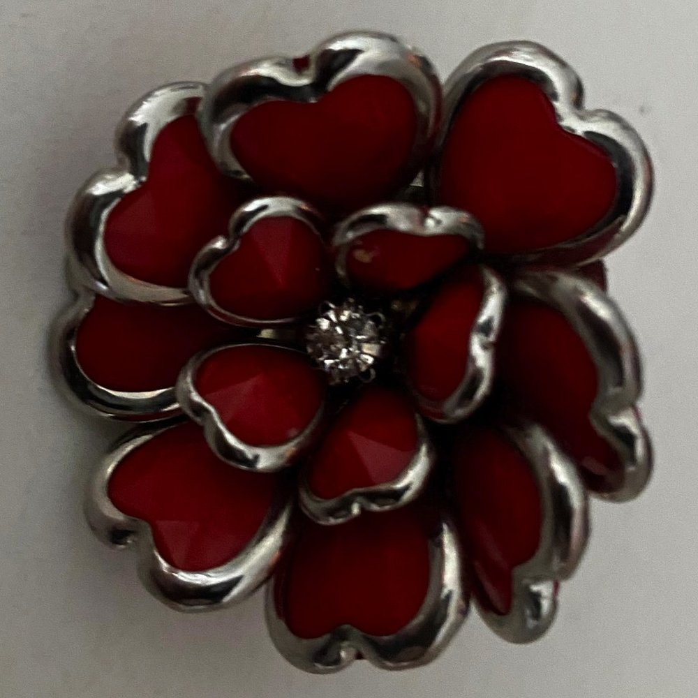 🌟 LAST CALL!!! 🌟 Charming Charlie Red Flower Ring